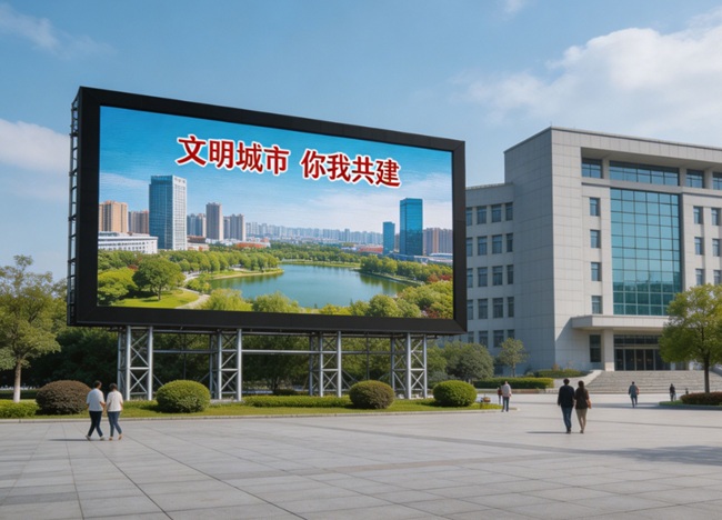 深圳福田某市政廣場(chǎng)戶外大屏項(xiàng)目.jpg